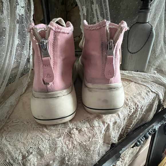 R13 Kurt sneakers distressed by me worn once indoors. - Picture 2 of 4